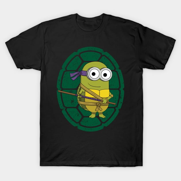 Minion Turtle Donatello T-Shirt by KAdesignz